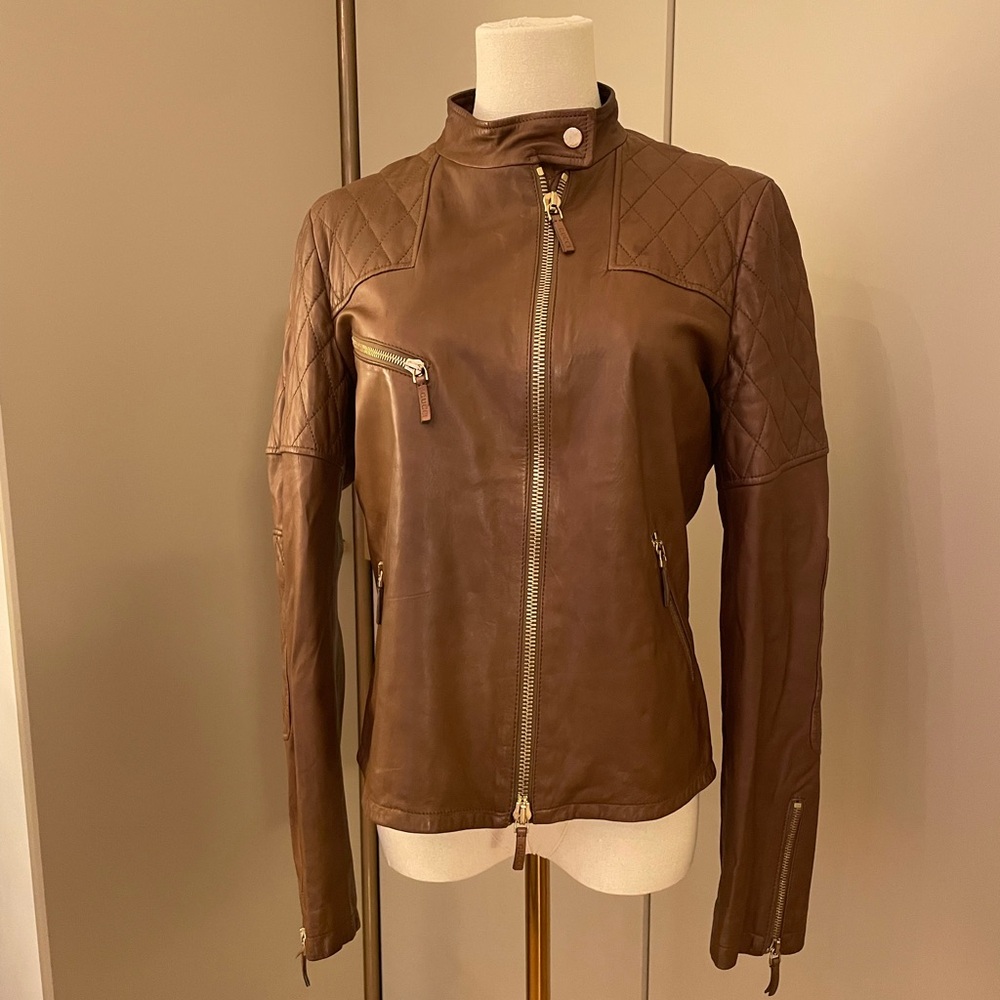 Gucci leather jacket